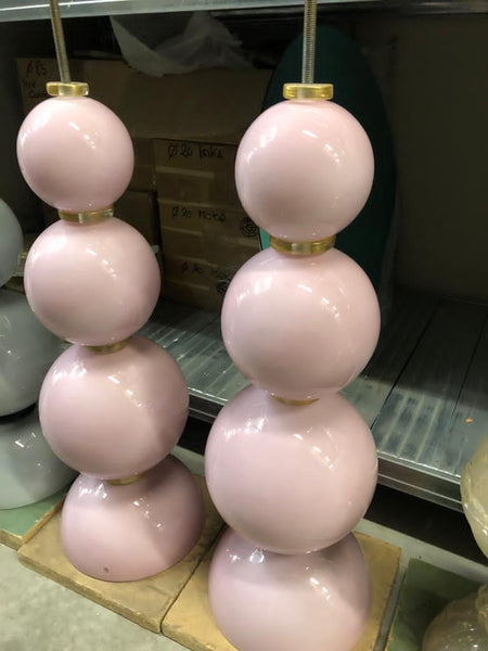 #6900-UCGG - Pair of Murano Lamps