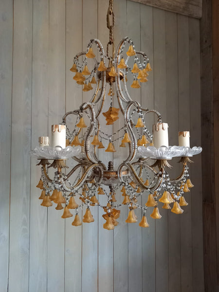 #6972-PIGG - Crystal Chandelier