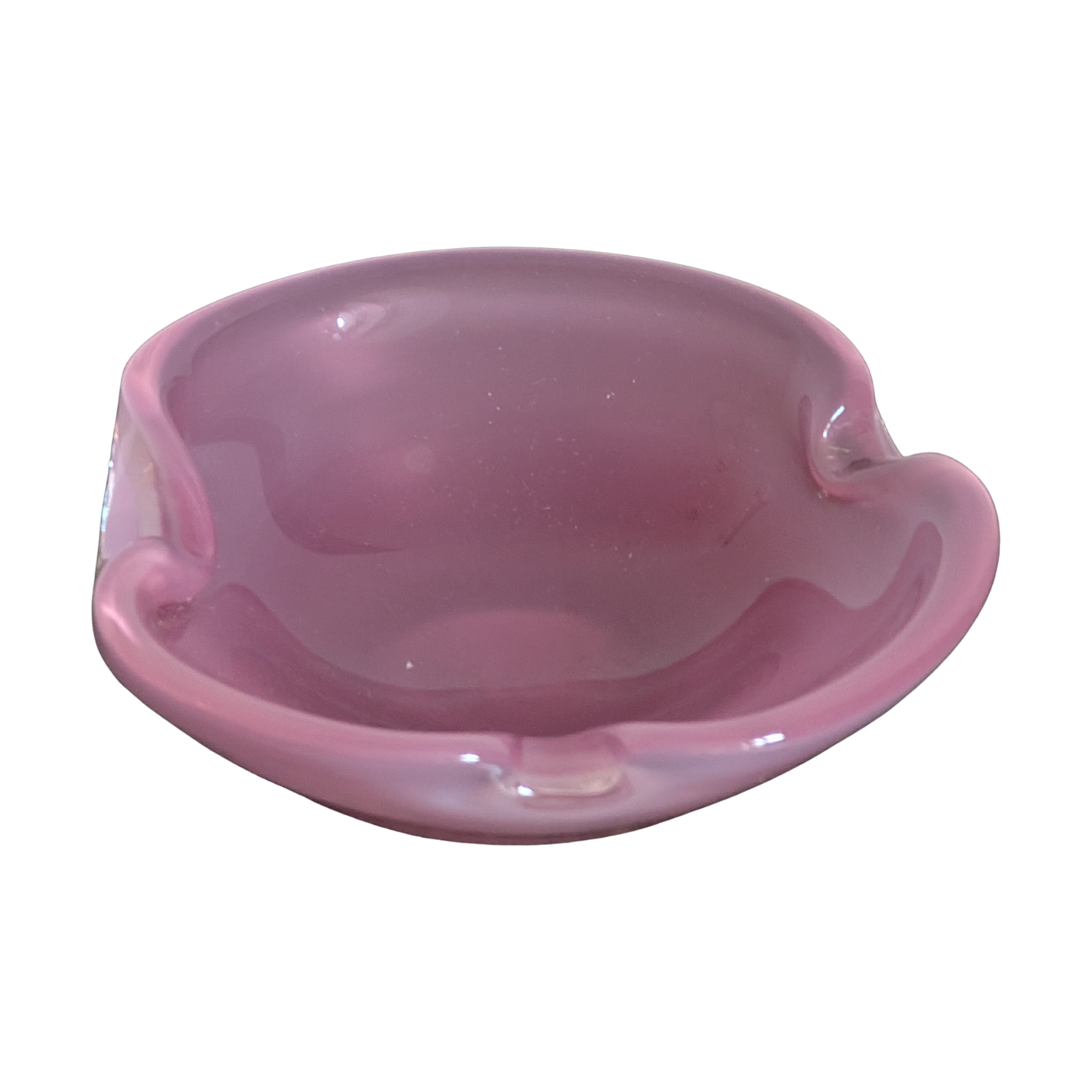 #6894 - pink murano bowl