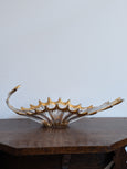 #5812 - murano gold long bowl