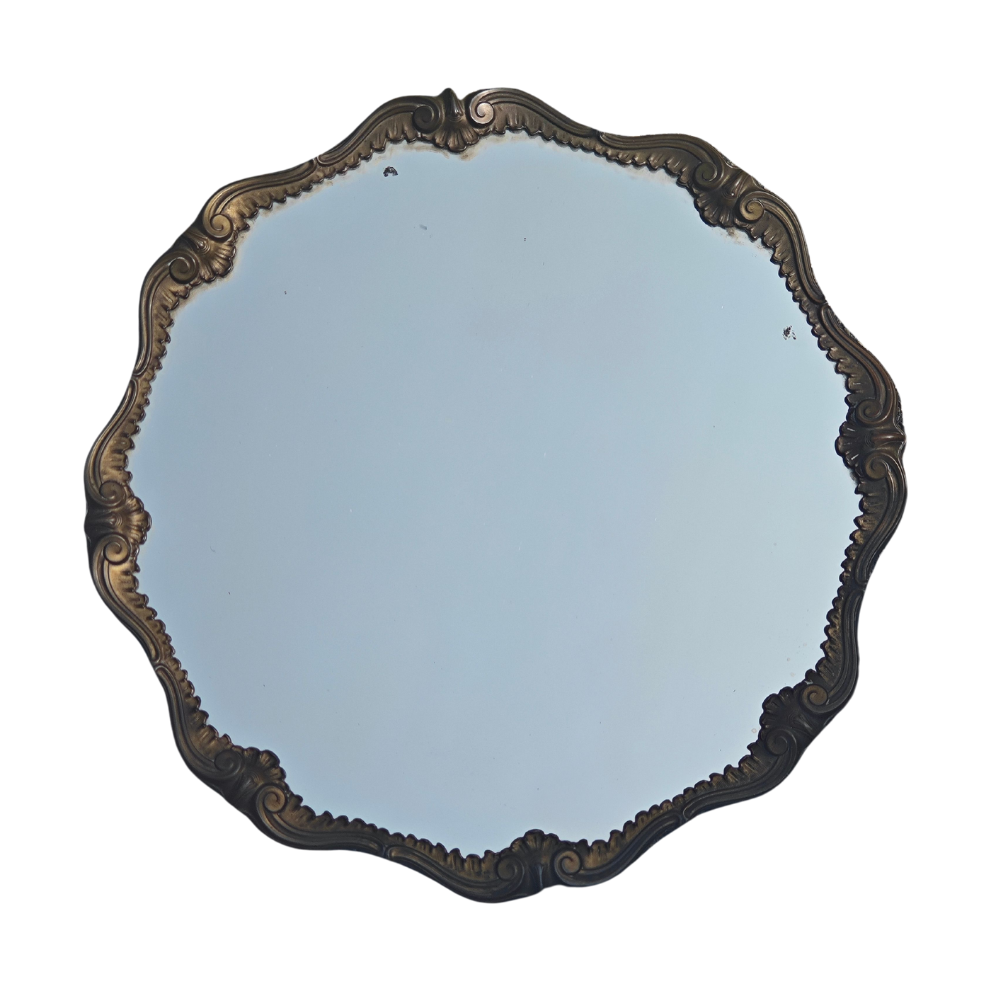 #5591 - Round metal mirror