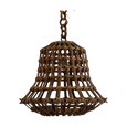 #8748 - bamboo bell pendant