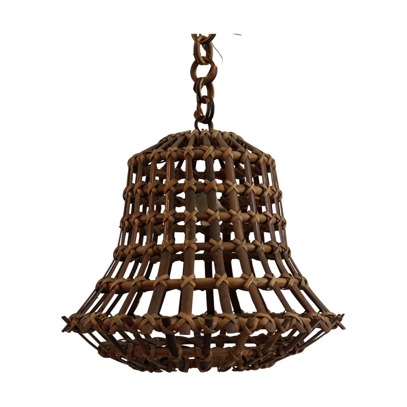 #8748 - bamboo bell pendant