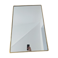 #37 - Rectangle brass trim mirror