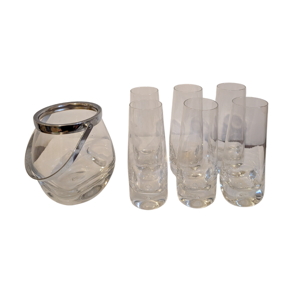 #7500 - glases with ice bucket
