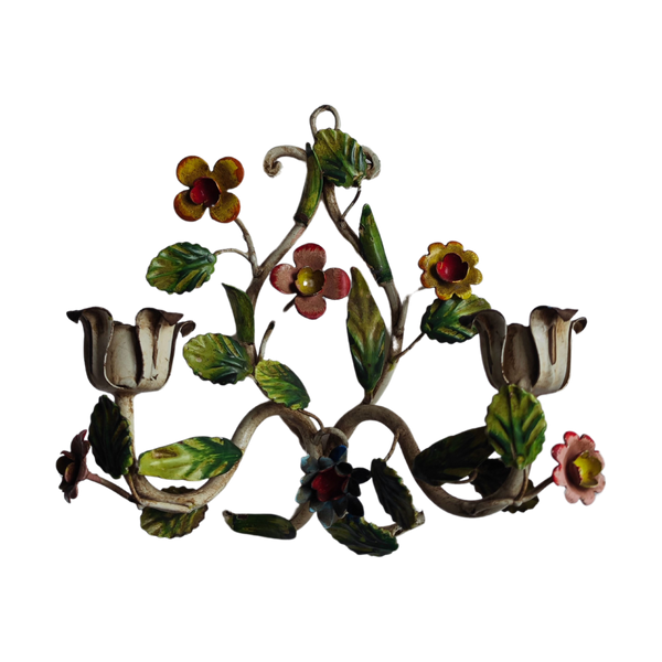 #5547 - Pair of flower sconces