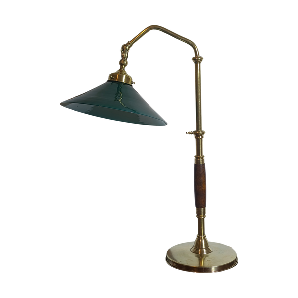 #7796 - large green minesterio lamp