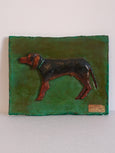 #8680 - dog ceramic picture