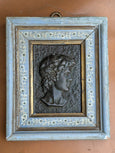 #5792 - framed bronze head