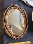 #8774 - Mirror mirror tight weave oval