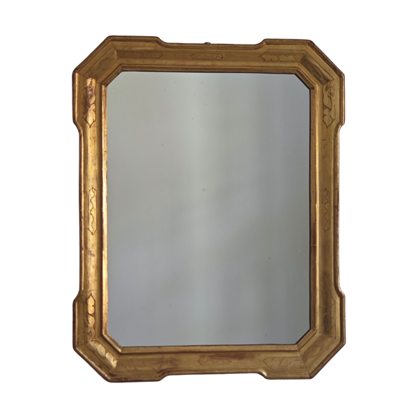 #5094 - 19th century  piemone mirror gold