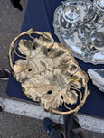 #7446 - brass leave tray