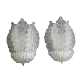 #5761 - murano leaf sconces