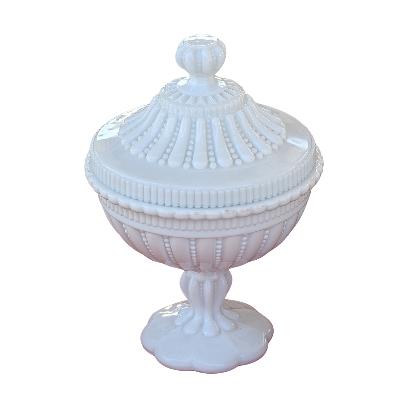 #8488 - opaline jar