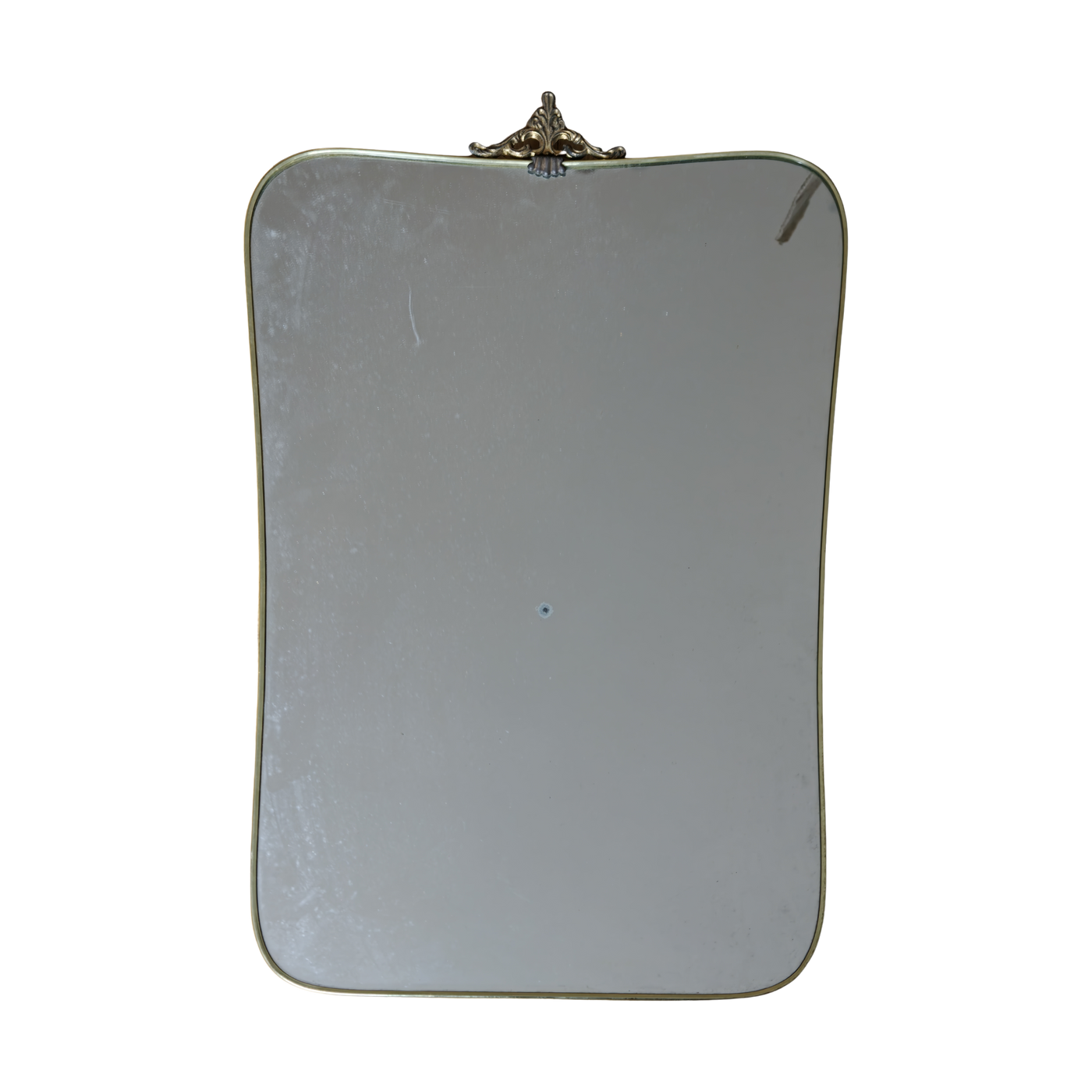 #8756 - Mirror brass trim small crown