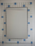 #2615 - Mirror with Glass Frame