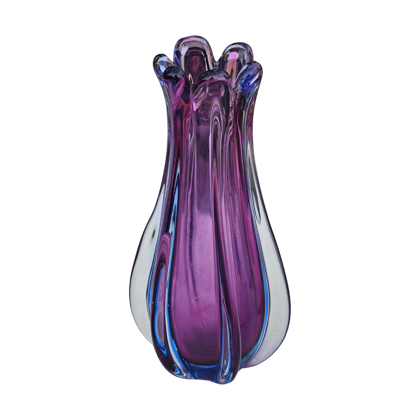 #5000 - Purple murano vase