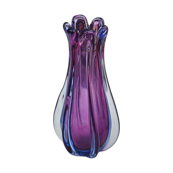 #5000 - Purple murano vase