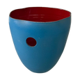#8128 - blue potery vase
