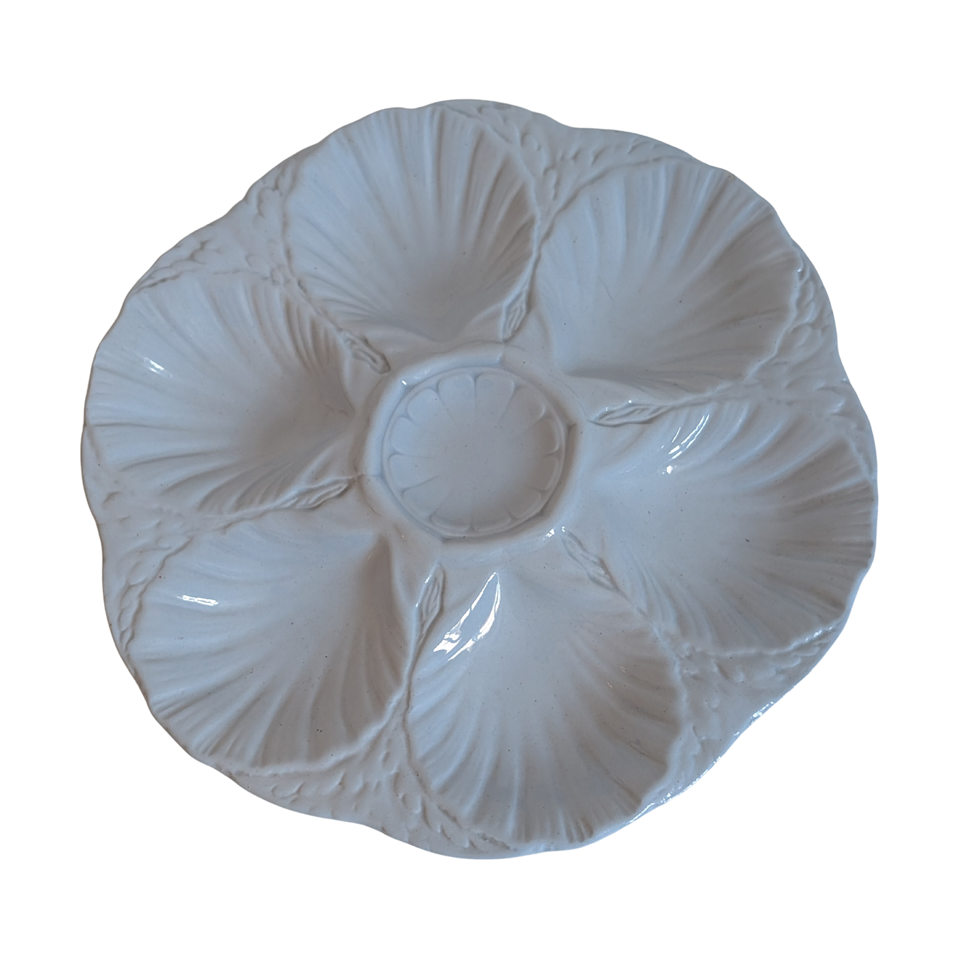 #6895 - 6 oyster plates