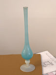 #8708 - vase blue Opaline
