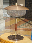 #5523 - Lamp with glass shade