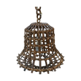 #8748 - bamboo bell pendant