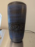 #856 - German pottery blue