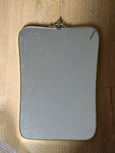 #8756 - Mirror brass trim small crown
