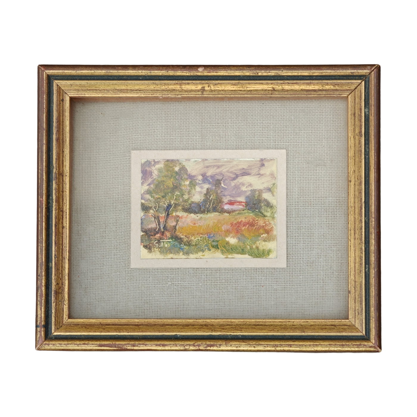 #8743 - Painting on tin small