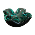 #7072 - Murano bowl green