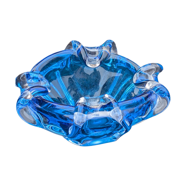 #5801 - blue murano bowl