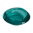 #5249 - Azure eye shaped murano bowl