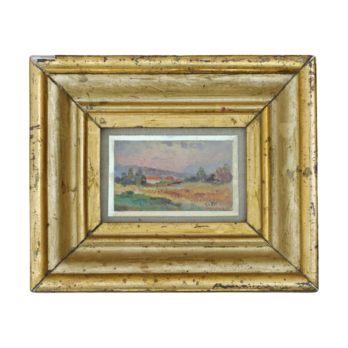 #8744 - painting on tin