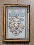 #5808 - heart framed with bow