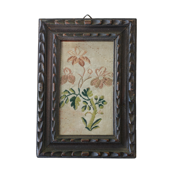 #8713 - needlepoint small in frame