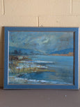 #8466 - Painting blue frame sea