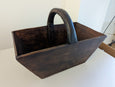 #1 - Wooden basket with a handle