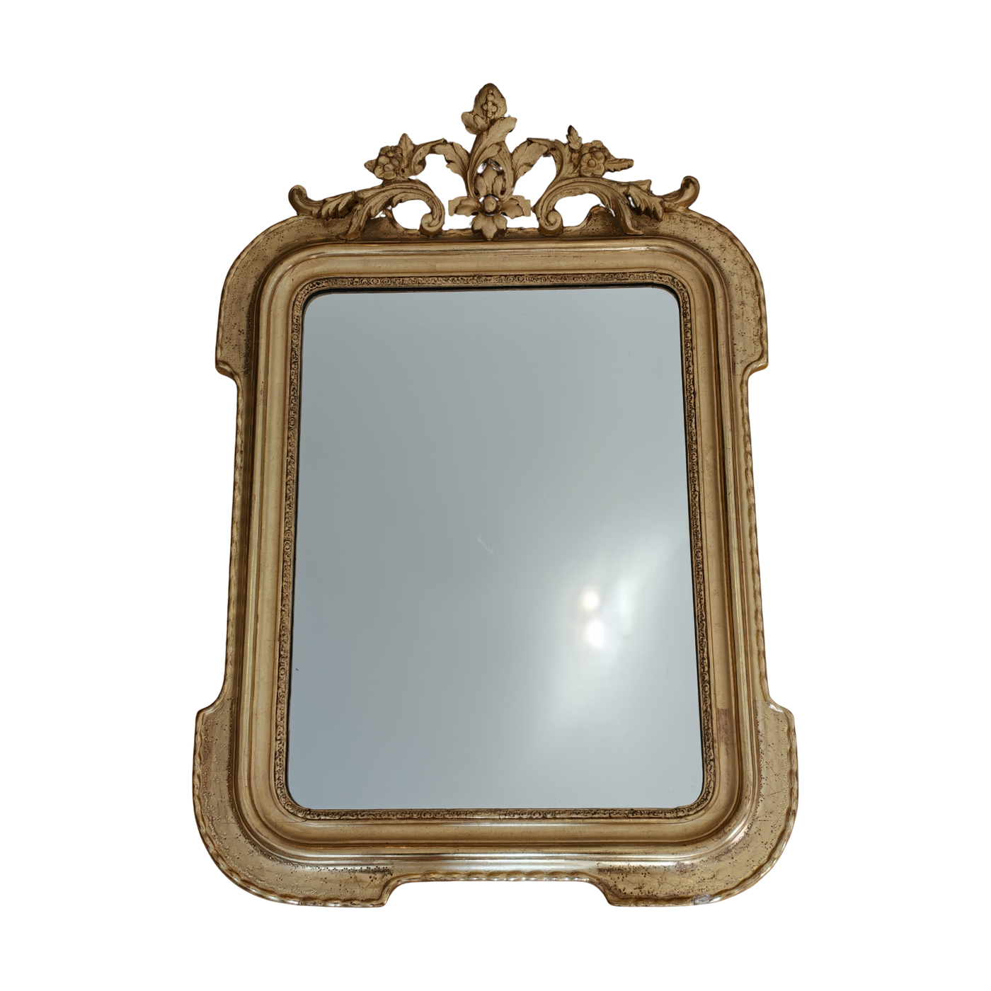 #8764 - Lou mirror gold with crown