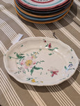 #5788 - 18th c floral plate