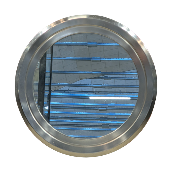 #6454 - round chrome mirror