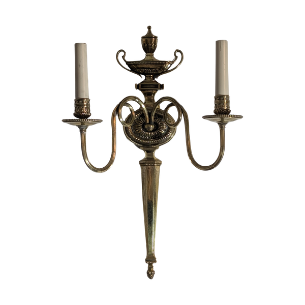 #7799 - urn sconces brass