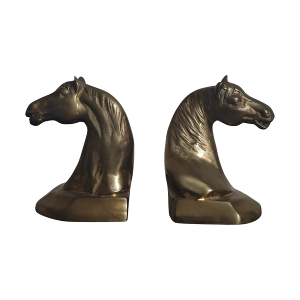 #5751 - horse brass bookends