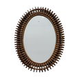 #8774 - Mirror mirror tight weave oval