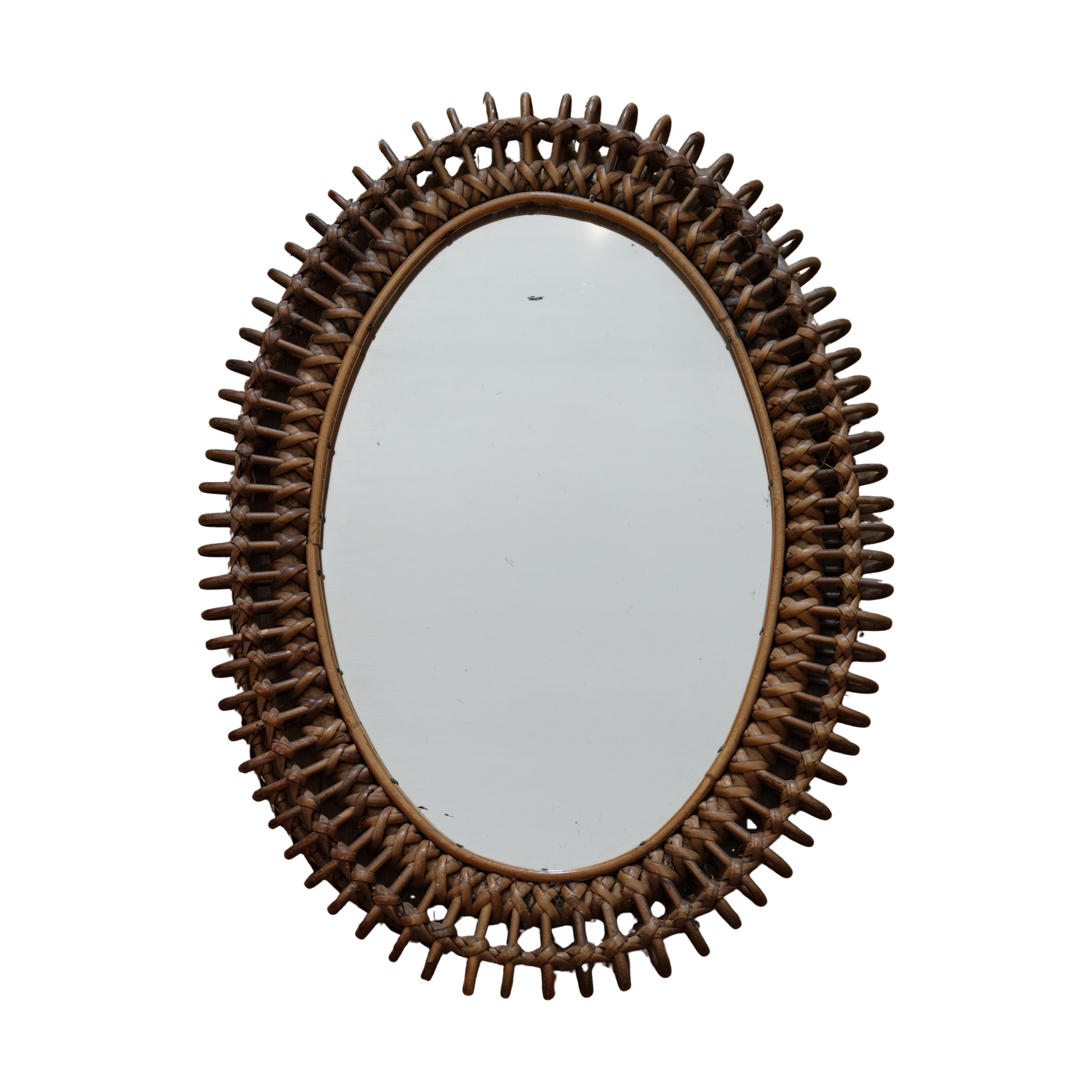 #8774 - Mirror mirror tight weave oval