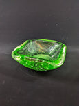 #852 - Bowl light green with bules