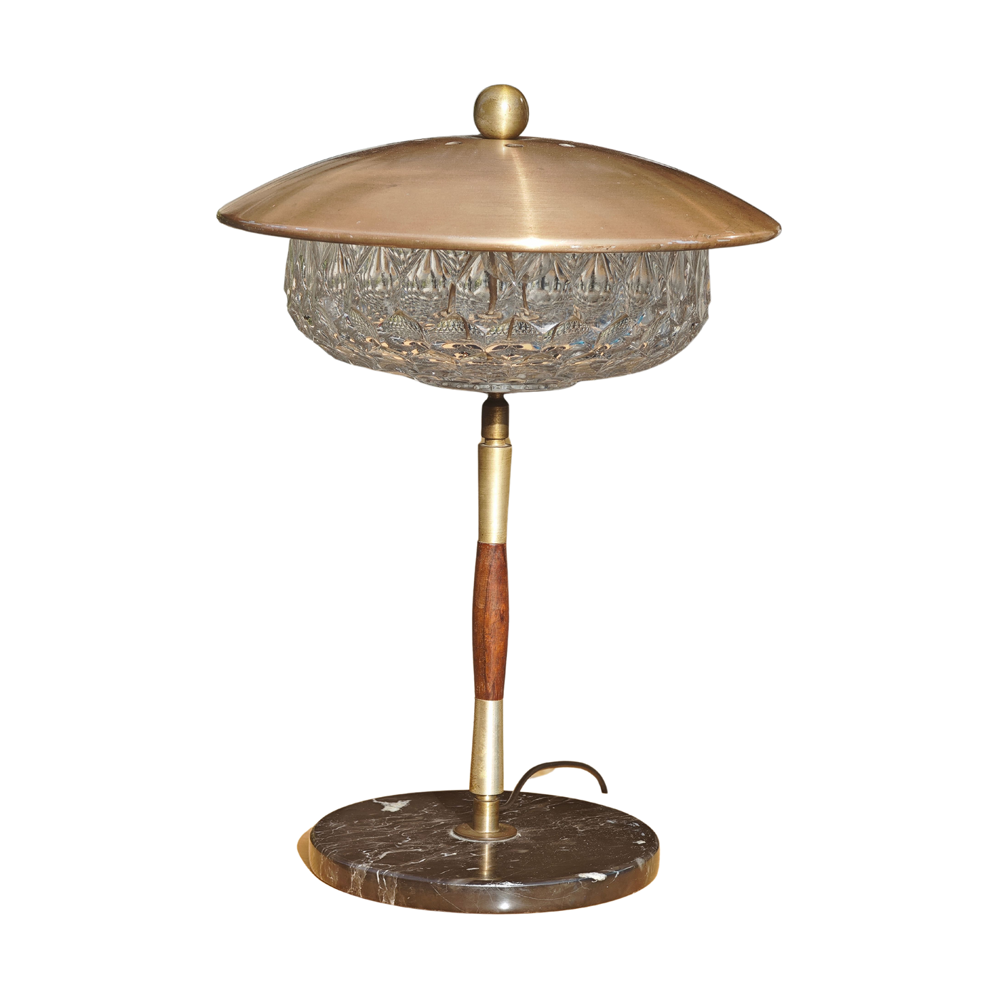 #5523 - Lamp with glass shade