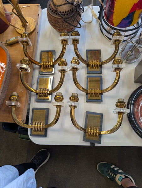 #8631 - 3 pair of sconces