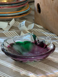 #5814 - shell murano bowl