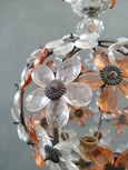 #7716-PGUG - Floral Glass Chandelier
